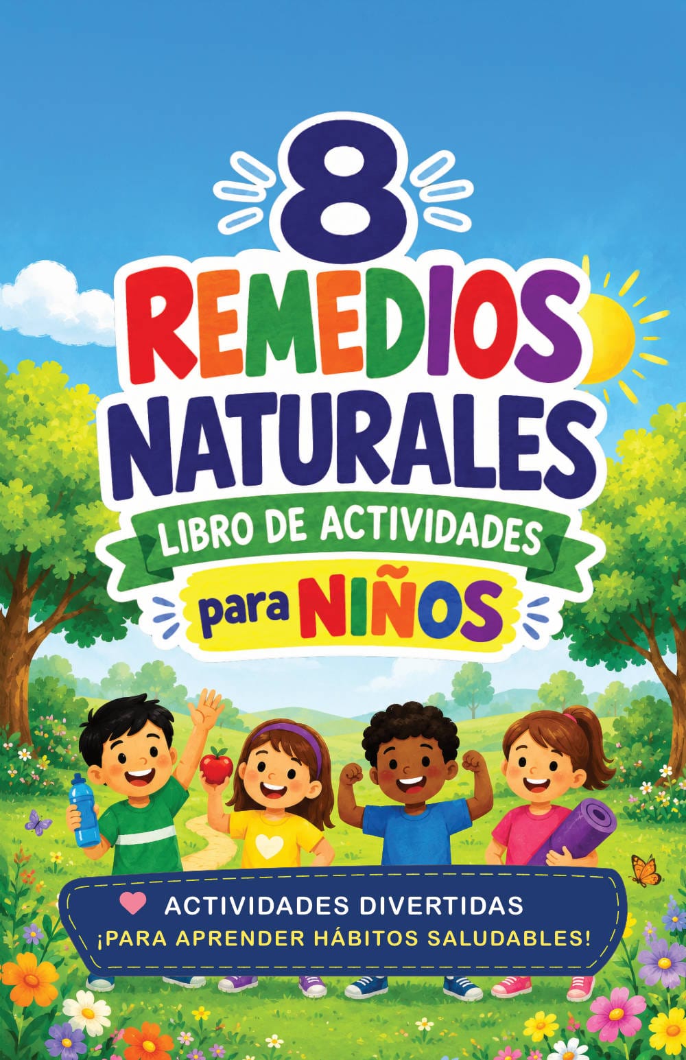 Portada de 8 remedios naturales para niños