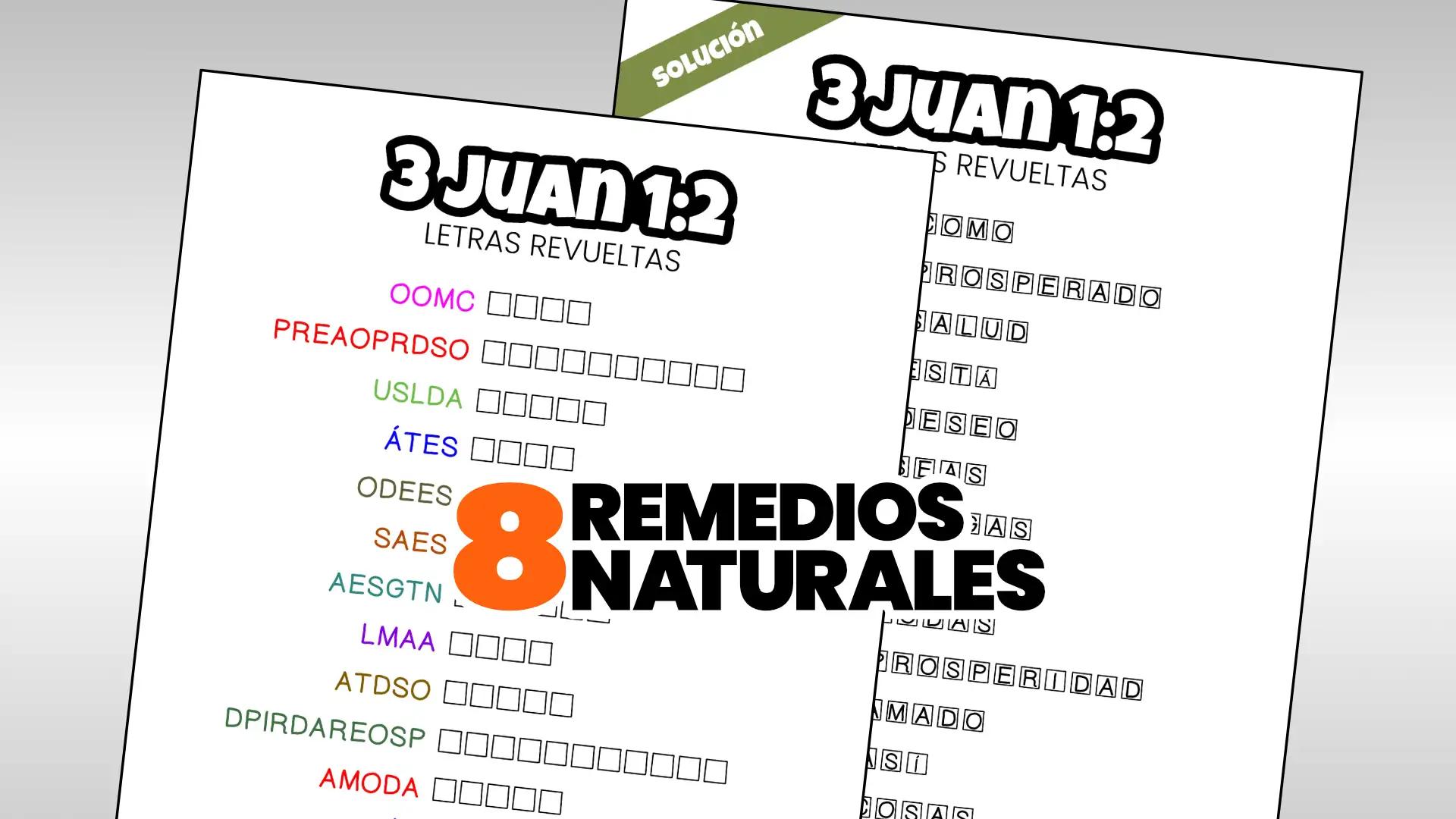 Actividad bíblica imprimible