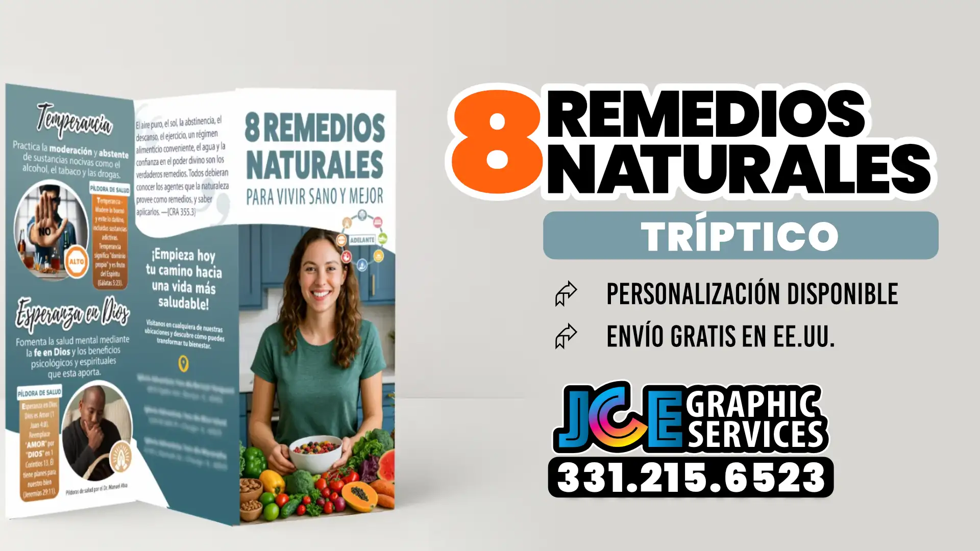 8 Remedios Naturales (ADELANTE) - Tríptico