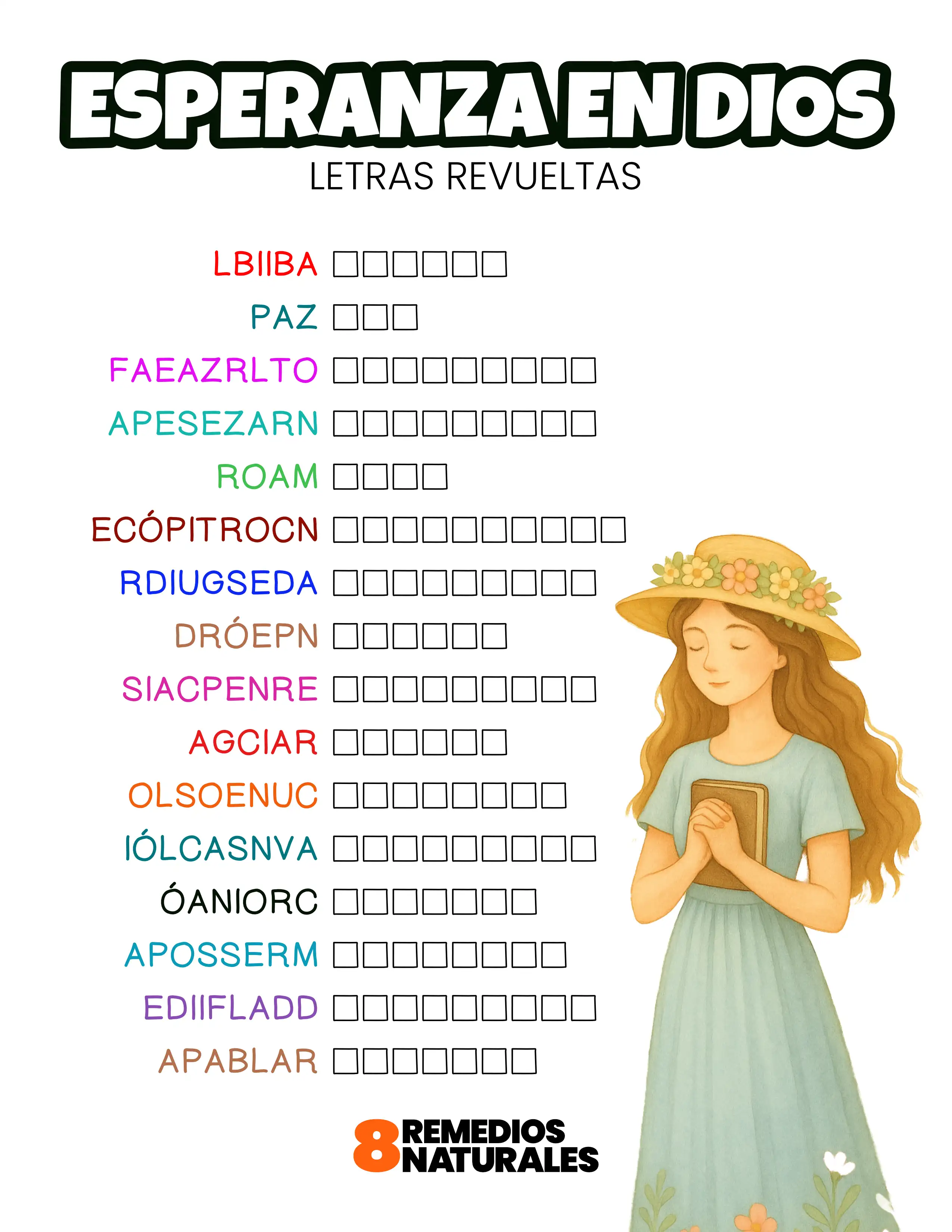 Esperanza en Dios letras revueltas