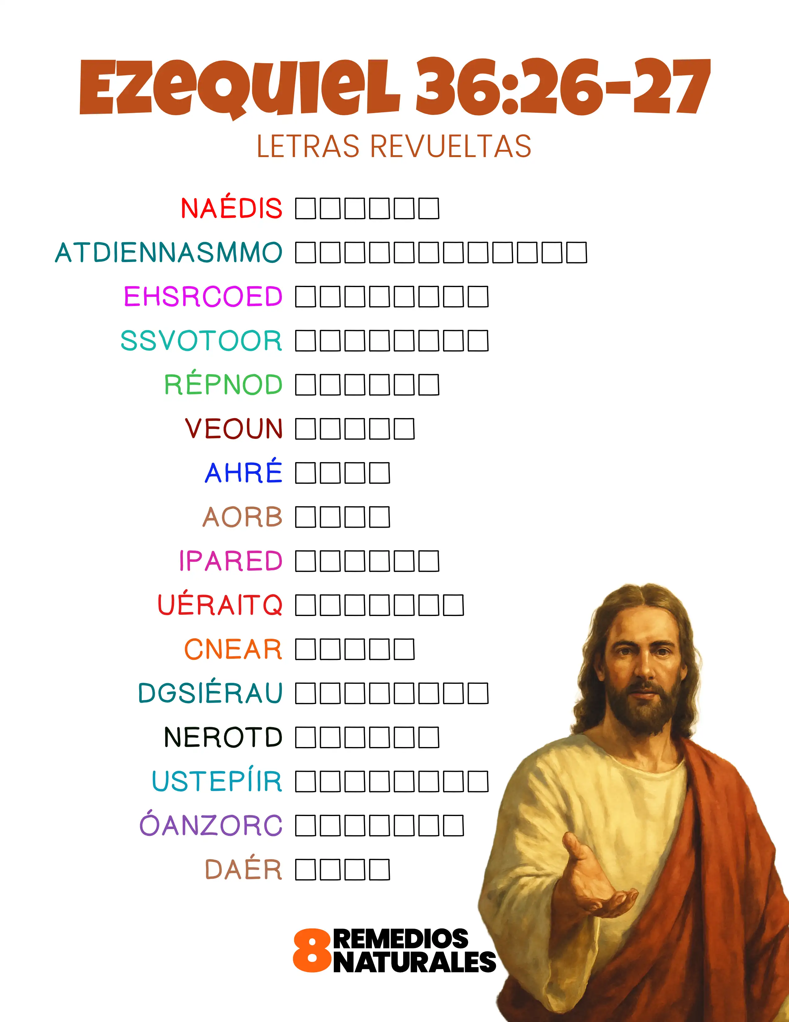 Ezequiel 36:26-27 letras revueltas