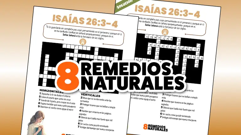 Isaías 26:3-4 crucigrama