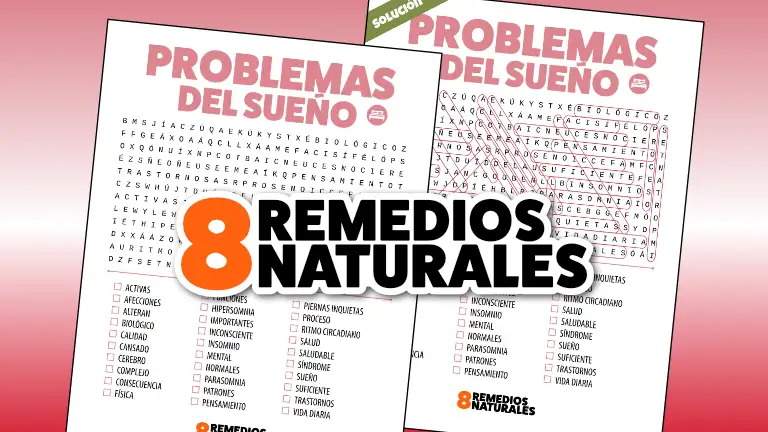 💤 Trastornos del sueño: Aprende y refuerza con una sopa de letras