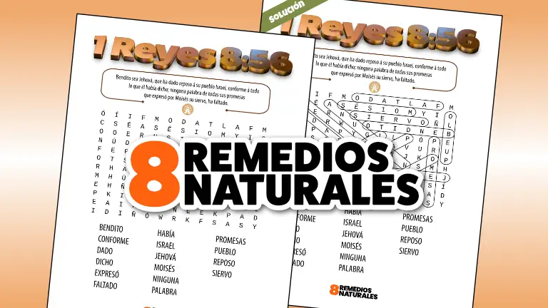 🧩 1 Reyes 8:56 sopa de letras