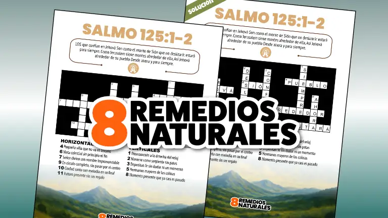 Salmo 125:1-2 crucigrama